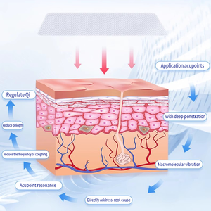 Patch anti-froid pour le traitement adjuvant des symptômes de la toux causés par le rhume Application des points d'acupuncture Plâtre chinois - Product Image 4