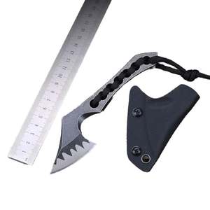 Cuchillo de Hoja Fija Personalizable OEM 4Cr13mov, 9mm de Ancho, Punta Caída, Diseño Táctico Multifuncional para Exteriores, Supervivencia y Bricolaje - Product Image 1