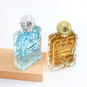 Botellas de Perfume Cuadradas y Planas de Lujo, Transparentes, de 100 ml, de Vidrio Vacío con Caja - Product Image 5
