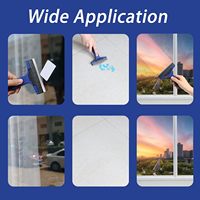 Outil grattoir à lame de rasoir de 4 pouces avec 10 lames pour le nettoyage, outil de décapage pour vitres, verre, carrelage, sols et autocollants