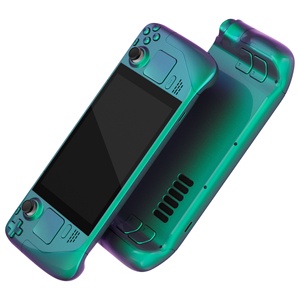 EXtremeRate DIY Chameleon Green Purple Replacement Full Set Housing Shells for <b>Steam</b> <b>Deck</b> LCD Console - Product Image 6