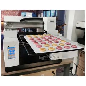 MIddle Scale Bakery Shop Edible Cake Printer Digital Food Coloring Ink Cake Printing Machine