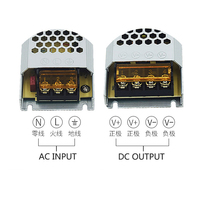 Transformateurs d'éclairage ultra minces 400W DC 12V 24V Alimentation LED AC 200-240V Pas de ventilateur Pas de bruit Pilote LED DC 12V 33A 24V 16.7A