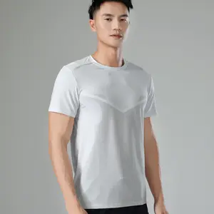 탄성 셔츠 남성 가벼운 핏 인쇄 반팔 하이 엔드 품질 체육관 디자인 T 셔츠