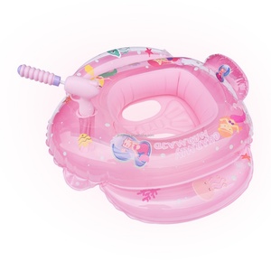 ห่วงยางว่ายน้ำเด็ก PVC ราคาถูก พร้อมที่นั่งนิรภัย ห่วงยางว่ายน้ำเด็กแบบเป่าลม พร้อมปืนฉีดน้ำ - Product Image 4