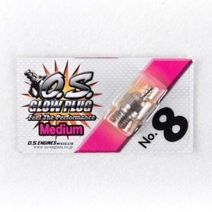 O.S. Engines Glow Plug No.8 Medium <b>RC</b> Airplane Parts Metal Made In Japan - Product Image 4