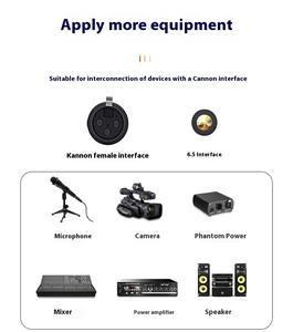 كابل صوت إلى مدفع ثلاثي النواة أنثى مع طلاء ذهبي ذكور XLR 3Pin متوازن القطر الخارجي 10M 20m 15m - Product Image 4