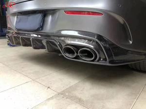 Diffuseur arrière en fibre de carbone W118 C118 T Style pour Mercedes Benz <span class=keywords><strong>AMG</strong></span> CLA35 <span class=keywords><strong>45</strong></span> Spoilers de pare-chocs Lip - Product Image 4