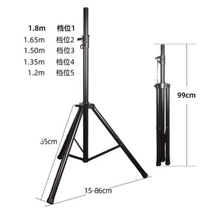 Soporte de Altavoz Ajustable de Alta Resistencia Yinyu SS018, Base de Trípode Universal <span class=keywords><strong>para</strong></span> Sistemas de PA, Equipos de DJ y Eventos en Vivo - Product Image 6