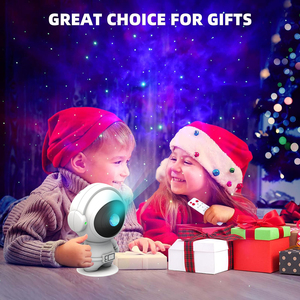 Projecteur astronaute, lampe LED, <span class=keywords><strong>ciel</strong></span> <span class=keywords><strong>étoilé</strong></span>, <span class=keywords><strong>galaxie</strong></span>, étoiles, lumière blanche de nuit pour chambre à coucher, décoration de chambre, veilleuses décoratives - Product Image 2