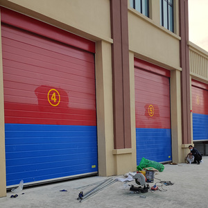 Portes de garage industrielles personnalisées, électriques, à levage vertical, fabrication Shandong, A2D, épaisseur de cadre 42 mm - Product Image 2