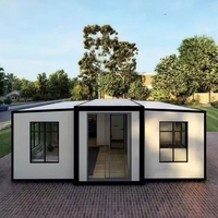 Maison préfabriquée complète en conteneur extensible de 20 pieds ou 40 pieds, 2, 3 ou 4 chambres, à vendre, maison pliable, maison portable