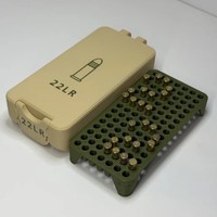 Boîte de rangement portable pour munitions multi-calibres imprimées en 3D, organisateur de munitions compact de poche, porte-balles tactique