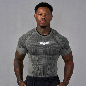 Camiseta Deportiva King Mcgreen Star <span class=keywords><strong>para</strong></span> <span class=keywords><strong>Hombre</strong></span>, Camiseta Deportiva con Estampado <span class=keywords><strong>para</strong></span> Gimnasio, Correr, Secado Rápido, Manga Corta - Product Image 4