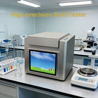 Analizador de Oro XRF con Precisión de PPM~99.99% y 0.1% (Au≥96%), Analizador de Metales XRF de Alta Velocidad para Reciclaje de Chatarra