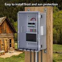 Boîtier de jonction durable en plastique pour électronique et instruments, boîtier étanche IP67 pour l'ingénierie électrique