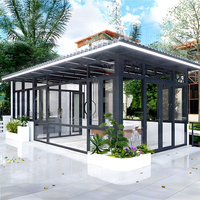 Maisons modulaires en conteneurs, mini-maisons, villas, hôtels, appartements, bureaux, bâtiments de luxe portables préfabriqués, véranda chinoise