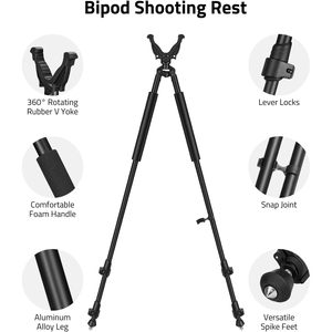 อุปกรณ์เสริมสำหรับการล่าสัตว์ Cvlife Shooting support ขนาด 63.8 นิ้ว ปรับได้ ทำจากอะลูมิเนียม น้ำหนักเบา - Product Image 2