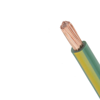 Cable de Construcción THW con Estructura Trenzada, Temperatura de Trabajo 75°C, Cable Eléctrico de Uso General, 600V, Retardante de Llama VW-1