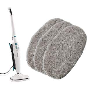 Tampons de <span class=keywords><strong>nettoyage</strong></span> en microfibre lavables et réutilisables pour nettoyeur vapeur <span class=keywords><strong>Leifheit</strong></span> CleanTenso, chiffon de <span class=keywords><strong>nettoyage</strong></span> en fibre pour serpillière vapeur - Product Image 1