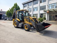 Nouvelle pelle rétrocaveuse diesel de type JCB, moteur CE EPA EURO V, 4x4, avec chargeur tracteur, excavatrice 4 roues motrices, à vendre