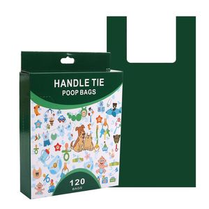 Sacs à déjections pour animaux de compagnie extra épais, 120 unités, en forme de gilet, pour chien et chat - Product Image 1