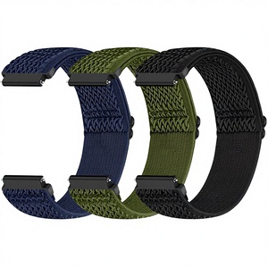 สายนาฬิกาไนลอนยืดหยุ่นขนาด 24 มม. พร้อมหัวเข็มขัดสำหรับการ์มิน วีนู X1/ซูนโต <span class=keywords><strong>9</strong></span> ซีรีส์/โปร 5 รุ่น (41/46 มม.) - Product Image 3