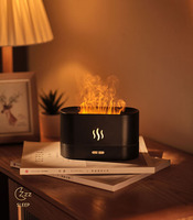Diffuseur d'arômes à LED portable le plus vendu, simulation de flamme, humidificateur d'air aromathérapeutique