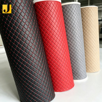 Cuir silicone matelassé à points diamantés pour sellerie automobile et canapé, imperméable, résistant à l'usure, vente en gros usine