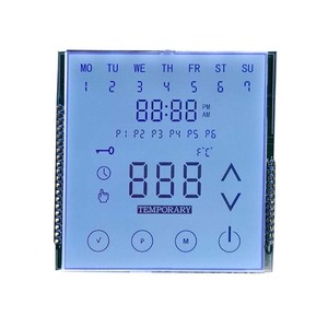 شاشة <span class=keywords><strong>Lcd</strong></span> مخصصة <span class=keywords><strong>7</strong></span> قطع Tn/htn/stn/fstn/va شاشة عرض درجة الحرارة لمنظم الحرارة - Product Image 2
