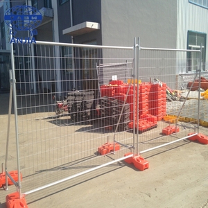 Panneau de clôture temporaire 2,1x2,4m, panneau en maille galvanisée robuste pour la sécurité des chantiers de construction - Product Image 3