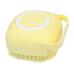 Spazzola all'ingrosso dello Shampoo del bagno del cane del gatto della spazzola di massaggio della doccia dell'animale domestico del <span class=keywords><strong>Silicone</strong></span> della fabbrica - Product Image 3