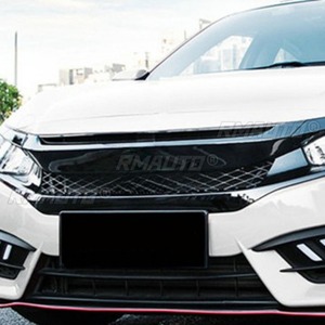 Cadre de calandre avant de voiture, couverture de calandre, décoration pour Honda Civic 10ème génération, kit carrosserie, accessoires auto - Product Image 3
