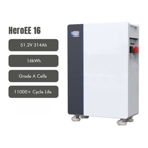 Station d'alimentation portable au lithium HeroEE16 de 16 kWh, meilleur générateur solaire avec contrôleur MPPT, système d'énergie solaire, batterie d'alimentation - Product Image 1