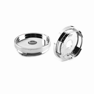 50mm Chrome Argent Voiture Moyeu <span class=keywords><strong>De</strong></span> <span class=keywords><strong>Roue</strong></span> Center Caps 45mm Personnaliser logo En Aluminium Autocollant <span class=keywords><strong>De</strong></span> Voiture Extérieur Accessoires - Product Image 1