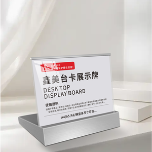 Expositor de Menú Personalizado, Expositor Publicitario, Porta Tarjetas de Visita, Porta Letreros de Mesa de Doble Cara A4 A5 - Product Image 4