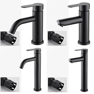 Torneira para pia de aço inoxidável com alça única para torneira de pia de pia fria Torneira para cozinha Metal Lavatór - Product Image 3