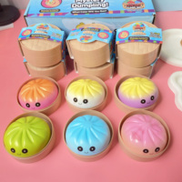 Jouet Squishy Grinch 8,5 cm en forme de boulette, à rebond lent, anti-stress, avec cuiseur vapeur, directement de l'usine