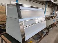 Vitrine électrique chaude en acier inoxydable-Durable et facile à nettoyer pour la conservation des aliments chauds Cambon.ZH-6P