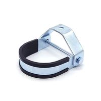 Thickened U-Type Pipe Clamp For Seismic Support Hot Dip Galvanized OMEGA Clamp For Fire Gas Pipeline Fixing