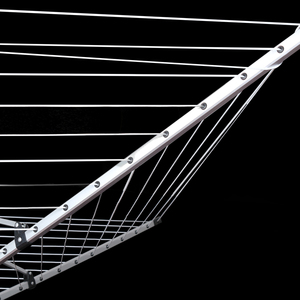 Séchoir à <span class=keywords><strong>linge</strong></span> pliable en aluminium pour <span class=keywords><strong>extérieur</strong></span>, 4 bras, 60 m - Product Image 2