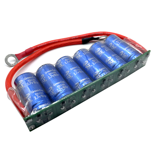 Original New Green-Cap 16V16.6F Automotive Rectifier Module 2.7V100F*6 Capacitor -20~70 Operating Temp Low Temp