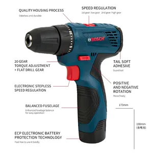 Bosch Professional GSR 120 12V Trapano Avvitatore a Batteria, Utensile Elettrico Multifunzione per Fai-da-Te Domestico - Product Image 6