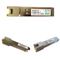 Émetteurs-récepteurs à fibre optique 1000 Mb, module RJ45 en cuivre, produits de réseau