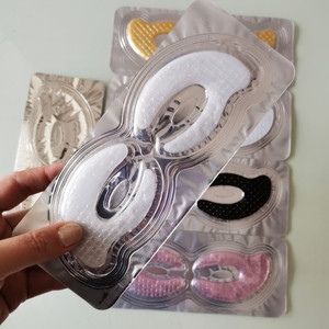 Maschera per <span class=keywords><strong>Occhi</strong></span> a Forma di Farfalla in Cristallo di Collagene Dorato, Patch Sottoculare per Occhiaie, <span class=keywords><strong>Borse</strong></span> e Gonfiore, Idratante - Product Image 4