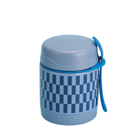 Bocal alimentaire isotherme en acier inoxydable 304 de 350 ml avec cuillère pliable intégrée, conservation de la chaleur longue durée, compact