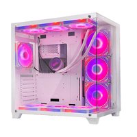 Accesorios para Computadoras Industriales Pcooling, Caja de Computadora para Juegos de Torre Completa ATX Matx, Gabinete para PC Gaming, Caja para PC Mini ITX