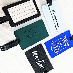 Promotional Gifts Waterproof Custom Cute Travel Soft Pvc Rubber Luggage <b>Tag</b> - Product Image 6