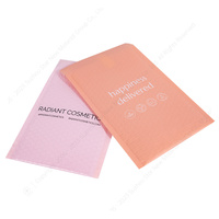 Emballage de vêtements imprimé personnalisé enveloppes postales sac auto-scellant couleur rose Poly enveloppes à bulles emballage de vêtements 2.5-10mm