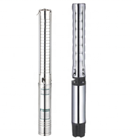 Pompe submersible pour puits profond en acier inoxydable AC 4SP, sortie d'usine